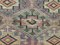 Türkischer Vintage Kelim Teppich mit Schäbigen Fuß in 186x148cm 4