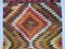 Türkischer Mittlerer Vintage Kelim-Teppich mit Schäbigen Motiven 156x98cm 6