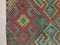 Großer türkischer Vintage Kelim-Teppich mit schäbiger Wolle, 252x153 cm 6