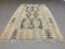 Tapis Kilim Moyen Taille Moyenne en Laine Shabby, Turquie, 163x100 cm 1