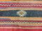 Vintage Turkish Moroccan Medium Sized Square Shabby Wool Kilim Rug 141x135cm 5