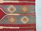 Vintage Turkish Moroccan Medium Sized Square Shabby Wool Kilim Rug 141x135cm, Image 7