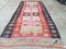 Vintage Turkish Shabby Wool Kilim Rug 386x158 cm 1