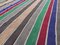 Alfombra Kilim turca vintage de lana con colmillos 360x170 cm, Imagen 9