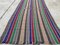 Alfombra Kilim turca vintage de lana con colmillos 360x170 cm, Imagen 2