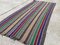 Tapis Kilim Rug Vintage en Laine, Turquie, 360x170cm 1