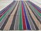 Tapis Kilim Rug Vintage en Laine, Turquie, 360x170cm 5