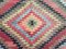Vintage Turkish Shabby Wool Kilim Rug 338x168 cm 6