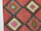 Large Vintage Turkish Shabby Wool Kilim Rug 316x167 cm, Image 6
