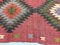 Large Vintage Turkish Shabby Wool Kilim Rug 316x167 cm 8