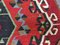 Grand Tapis Kilim Vintage en Laine Minable, Turquie 315x157 cm 5