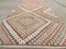 Alfombra Kilim turca vintage de lana de 313x108 cm, Imagen 6