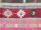 Alfombra Kilim turca vintage de lana tejida 262x169 cm, Imagen 8
