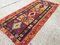 Tapis Kilim Shabby Vintage en Laine, Turquie, 256x116 cm 2