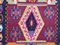 Türkischer Vintage Kelim Teppich mit Shabby Wollarien in 256x116 cm 8
