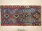 Türkischer Vintage Kelim Teppich mit Shabby-Motiven 258x134 cm 3