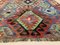 Vintage Turkish Kilim Shabby Wool Rug 258x134 cm, Image 4