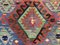 Vintage Turkish Kilim Shabby Wool Rug 258x134 cm, Image 5