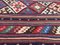 Türkischer Vintage Kilim Teppich mit Shabby-Wolle 210x160cm 9