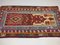 Türkischer Vintage Kilim Teppich mit Shabby Wollarien 166x93 cm 3