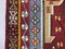 Türkischer Vintage Kilim Teppich mit Shabby Wollarien 166x93 cm 7