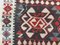 Large Vintage Turkish Moroccan Shabby Wool Kilim Rug 220x127cm, Image 7