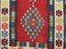 Vintage Turkish Moroccan Medium Sized Shabby Wool Kilim Rug 190 x 112 cm 5