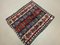 Small Vintage Turkish Square Shabby Kilim Rug 97x83 cm 2