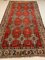 Large Vintage Turkish Red and Black Wool Kilim Rug 375x214 cm, Image 9