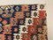 Small Vintage Turkish Square Shabby Kilim 95x85 cm 5