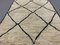 Vintage Moroccan Beni Ourain Berber Tribal Rug 240x151 cm 5