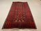 Vintage Middle Eastern Red and Black Tribal Rug 202x110 cm, 2