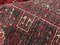 Vintage Middle Eastern Red and Black Tribal Rug 202x110 cm,, Immagine 7