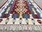 Vintage Turkish Oushak Shabby Wool Kilim Rug 180x118cm 5