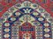 Alfombra Soumak Kilim afgana vintage grande en rojo, azul y beige 245x153 cm, Imagen 6
