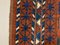 Vintage Afghan Turkoman Beshir Rug 210x150 cm, Immagine 9