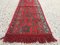 Vintage Turkish Moroccan Narrow Handmade Tribal Runner Rug 125x39 cm, Immagine 5