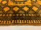 Afghanischer Teppich in Gold & Schwarzem Wollstoff 200 x 151 cm 9