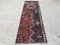 Handgefertigter orientalischer Vintage Färbemittel Stammesläufer Teppich 185x59 cm 1