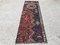 Vintage Middle Eastern Vegetable Dye Handmade Tribal Runner Rug 185x59 cm, Image 1