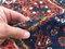 Handgefertigter orientalischer Vintage Färbemittel Stammesläufer Teppich 185x59 cm 10