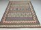 Großer kaukasischer marokkanischer Vintage Kilim Teppich mit schäbiger Wolle 230 x 166 cm 4