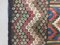 Großer kaukasischer marokkanischer Vintage Kilim Teppich mit schäbiger Wolle 230 x 166 cm 9