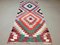 Vintage Turkish Shabby Wool Kilim Runner Rug 220 x 85 cm 1