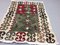 Vintage Turkish Traditional Shabby Wool Kilim Rug 90x66cm, Image 1