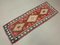 Vintage Turkish Shabby Tribal Kilim Runner Rug 160 x 58 cm 2