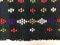 Vintage Turkish Traditional Shabby Wool Kilim Rug 125x105cm 7