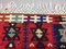 Vintage Turkish Traditional Shabby Wool Kilim Rug 122x89cm 10
