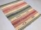 Vintage Turkish Traditional Shabby Wool Kilim Rug 97x85cm 4