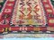 Vintage Turkish Shabby Wool Tribal Kilim Rug 185x110cm, Image 9